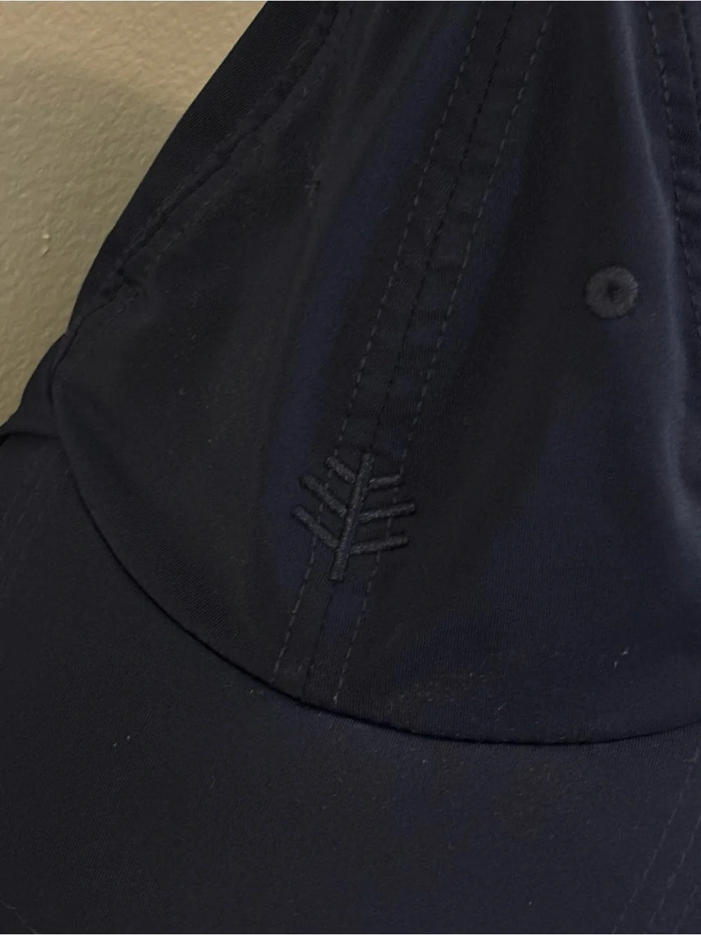 Coolibar Kids Surfs Up All Sport Hat Neck Drape Navy Blue S/M UPF 50+